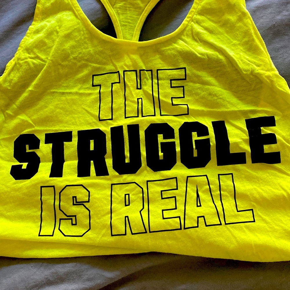 Highlighter yellow tank